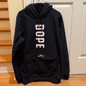 Dope Wylie Men’s Black Snowboard Hoodie Jacket, Small